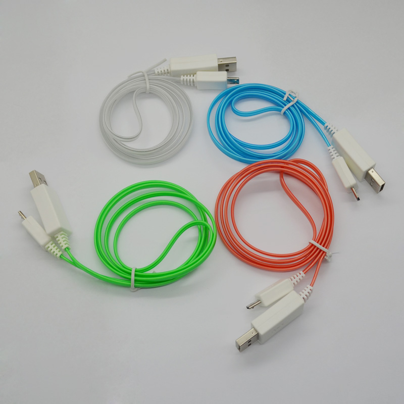 New light-emitting cable for samsung-micro 1m blue